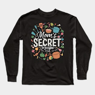 "Mom's Kitchen Magic: Love & Cooking" Long Sleeve T-Shirt